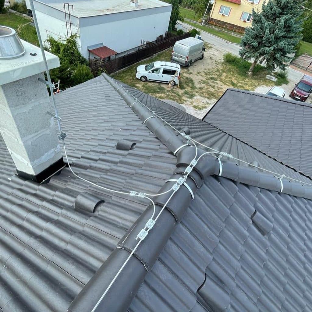 Letecký pohľad, výškové práce dokončené